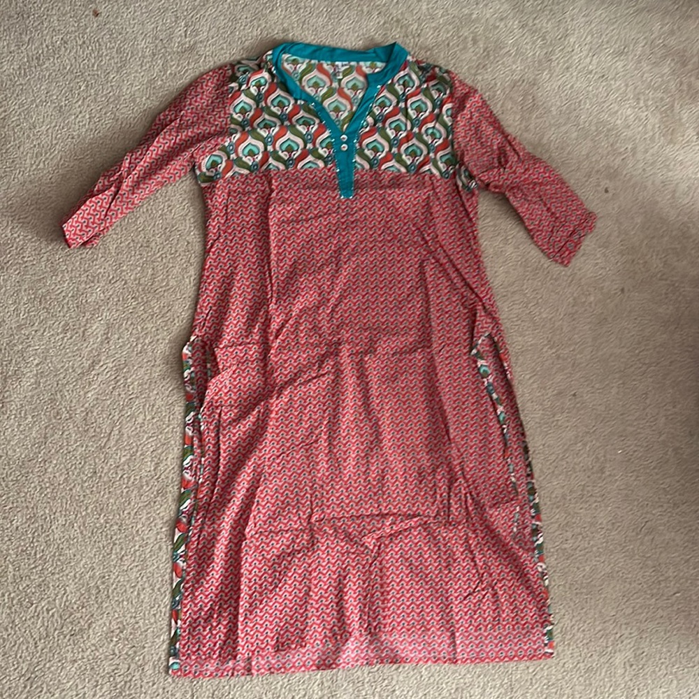 Peach kurta